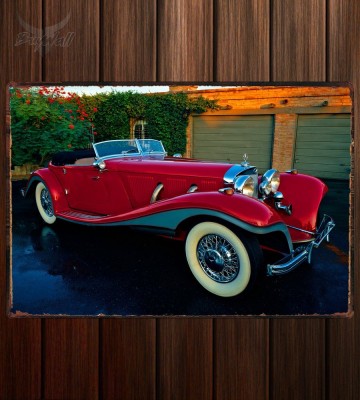Металлическая табличка Mercedes-Benz 500K Special Roadster 412